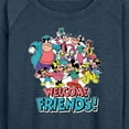 thumbnail image 3 of Mickey & Friends - Welcome Friends - Women's Lightweight French Terry Long Sleeve Shirt, 3 of 5