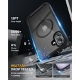 thumbnail image 4 of Funda magnética Miracase para iPhone 16 Plus con pantalla, 4 of 8