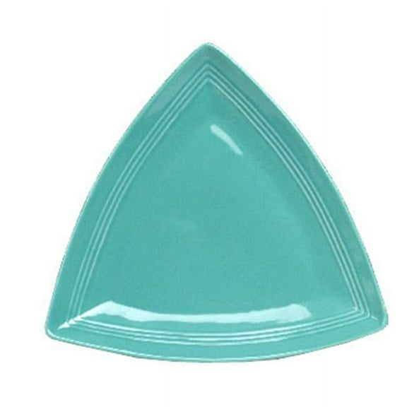 Tuxton China CTZ-1248 12.5 in. Concentrix Triangle Plate - Cilantro  - 6 pcs