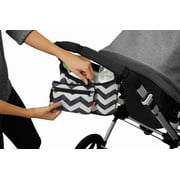 Skidaddle by Skip Hop Stroller Organizer Black & White Chevron