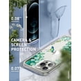 thumbnail image 5 of i-Blason Halo Case for iPhone 13 Pro Max 6.7 inch (2021 Release), Slim Clear Case with TPU Inner Bumper (Green Hummingbird), 5 of 7