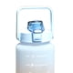 thumbnail image 2 of Botella de agua grande con popote - Marcador motivacional de tiempo y volumen de agua (B), 2 of 5