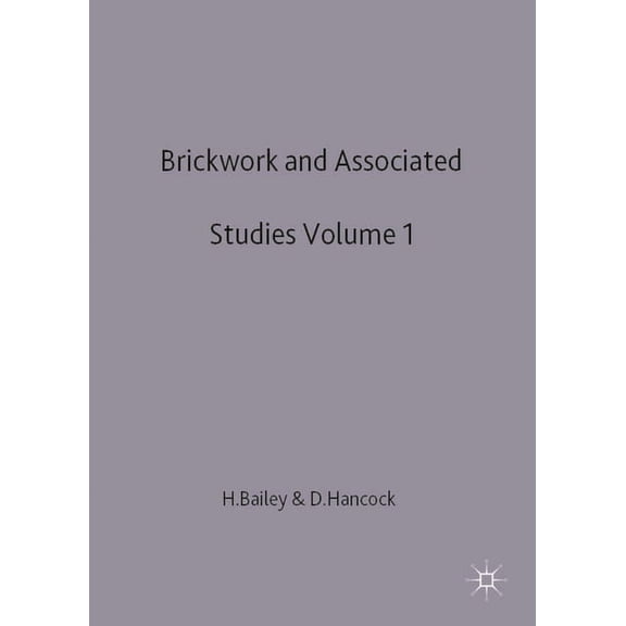 Brickwork 1 and Associated Studies, (Paperback)