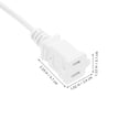 thumbnail image 2 of HLONK Power Extension Cable 2-prong Power Extension Cable Replacement Extension Cord US Plug, 2 of 5