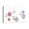thumbnail image 2 of Creative Products Hanging Watercolor Ornaments 36x24 Canvas Wall Art, 2 of 3