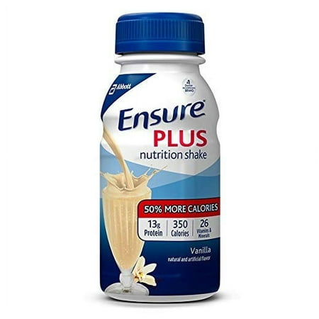 Ensure Plus Vanilla Flavor 8 oz. Bottle Ready to Use, 57263 - EACH
