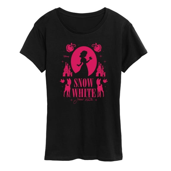 Disney Princess - Snow White Silhouette - Women's Short Sleeve Graphic T-Shirt