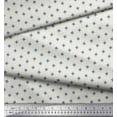 thumbnail image 3 of Soimoi Blue polyester Crepe Fabric Geometric Ethnic Printed Fabric 1 Yard 42 Inch Wide, 3 of 3