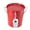 Red, variant on YIEMEEN Double Handle Metal Wine Bucket Beverage Tub Ice Bucket with Shovel and Lid for Parities, Summer Gatherings