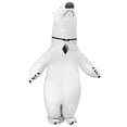 thumbnail image 1 of Disfraz inflable Arokibui de cuerpo entero de oso polar blanco, 1 of 4