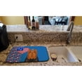 thumbnail image 2 of Black and Tan Full Coat Yorkshire Terrier USA American Dish Drying Mat 14 in x 21 in, 2 of 5