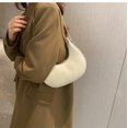 thumbnail image 5 of Bolso de hombro tipo hobo de piel sintética con diseño lujoso y moderno para mujer, pequeño bolso de mano tipo sobre, bolso de mano para mujer, bolso de viaje, 5 of 5