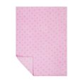 thumbnail image 2 of EVERYDAY KIDS Baby Fleece Blanket - 30" by 40" - Pink/Dark Pink Dots, 2 of 3