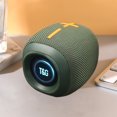 thumbnail image 1 of Reproductor de música Altavoz 1800 mAh Altavoz 5.3 TWS compatible con Bluetooth (Verde militar), 1 of 5