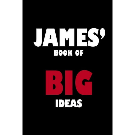 James' Book of Big Ideas (Paperback)