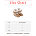 thumbnail image 2 of Baby Boots Toddler Girls Winter Boots Cute Bowknot Warm Snow Boots Toddler Shoes Size 3 6 9 12M Brown, 2 of 6