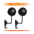 thumbnail image 4 of Bicycle Helmet Rack 180 Degree Rotation Helmet Rack Motorcycle Helmet Hanger for Motorcycle, Coat, Cap, Football Helmet, 4 of 7