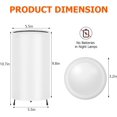 thumbnail image 2 of Kids Night Light Cylinder Small Dimmable Nightstand Light White Battery Free, 2 of 3