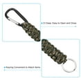 thumbnail image 4 of Braided Paracord Lanyard Keychain Paracord Neck Badge Lanyard with Hook Clip and Key Ring Camo 2 Pcs, 4 of 5