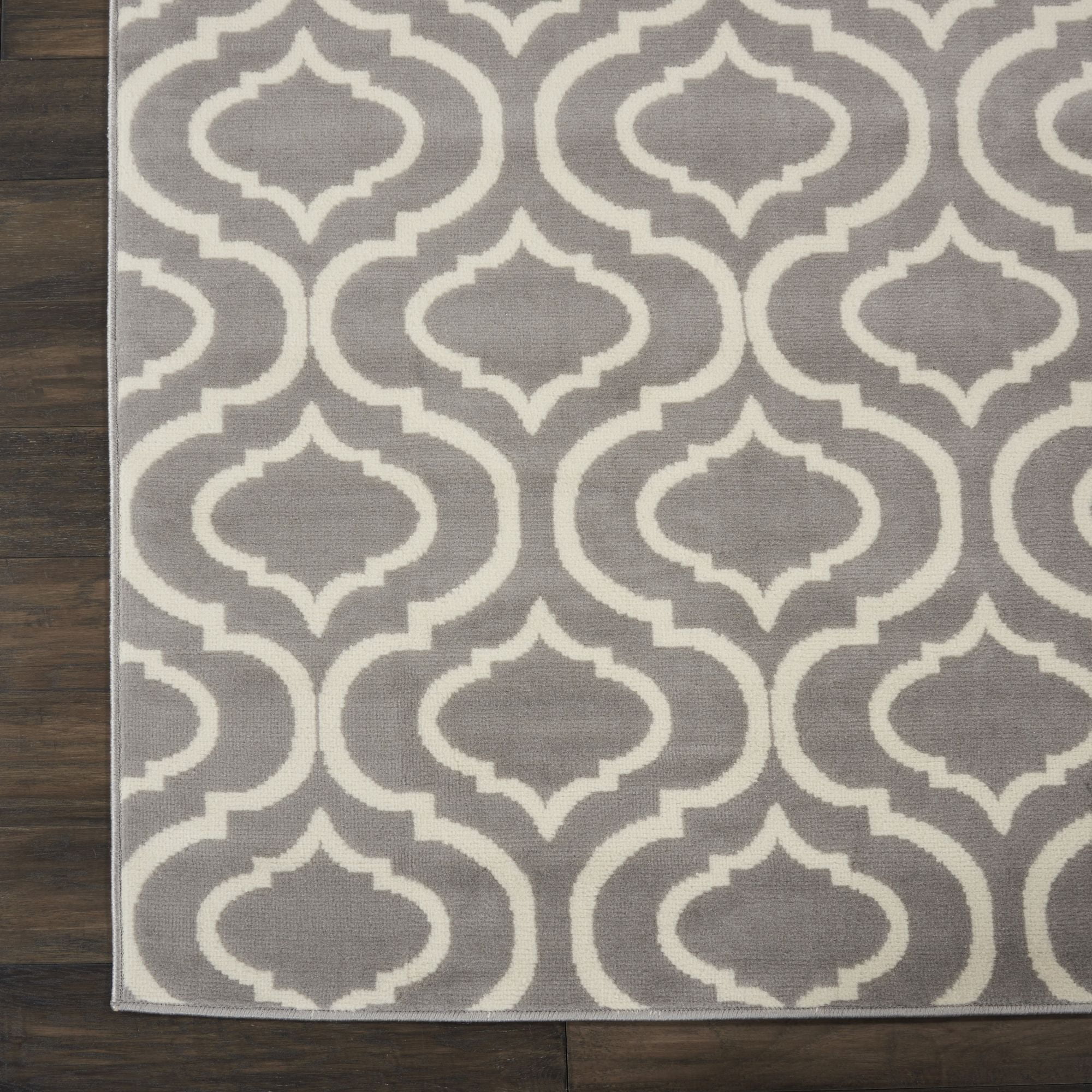 Nourison Jubilant 7' x 10' Grey Contemporary Indoor Rug