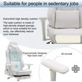 thumbnail image 3 of Homracer Big and Tall gaming chair Office chairs for home 4D Adjustable Armrest,Ergonomic Desk Chair Gaming Chairs for Adults,Gift(White), 3 of 7