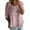 Pink, variant on Seductiva Spring Tops Women's Long Sleeve Shirts Workout Women Women's Floral Print T Shirt Half Sleeve Round Neck Shirt 3/4 Sleeve T Shirt Loose Large Size T Shirt Breathable & Easy Care Fabric
