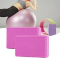 thumbnail image 5 of Happy Date Yoga Blocks, High Density EVA Foam Blocks to Support and Deepen Poses, Improve Strength and Aid Balance and Flexibility - Lightweight, Odor Resistant, 5 of 8