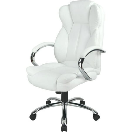 High Back PU Leather Executive Office Desk Task Computer Chair w/Metal Base