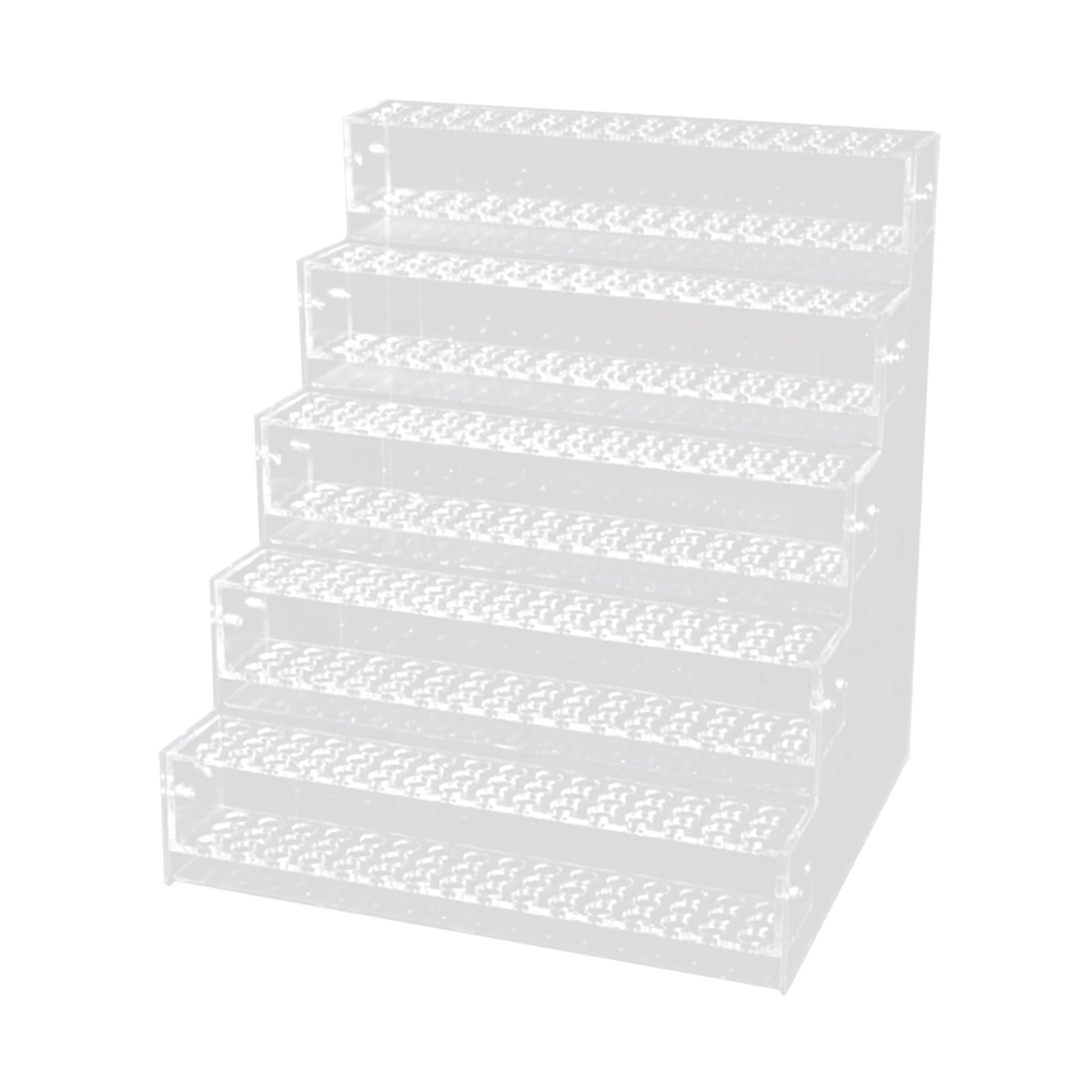 Kuntesetty Acrylic Pen Holder Marker Display Stand Simple Transparent Pen Storage Rack with 5 Layer