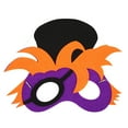 thumbnail image 1 of Papier à Gratter Halloween Masques Faciaux Arc-en-Ciel Papier à Gratter Kit d'Artisanat Halloween Squelette Chat Sorcière Citrouille Chauve-Souris Décorations de Masque Facial pour Fête d'Anniversaire d'Animaux Déguisement d'Halloween Bricolage, 1 of 4