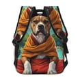 thumbnail image 4 of Fotbe Meditating French Bulldog Mochila Casual con Estampado para Escuela, Viajes y Actividades al Aire Libre - Duradera, Ligera y Cómoda, 4 of 5