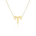 thumbnail image 1 of Ins Doce Signo del zodiaco Amistad Collar Ins Joyería Cadena Encanto Chic Cómodo Personalidad Colgante Accesorio de moda Aries oro Inevent AP009334-01, 1 of 6
