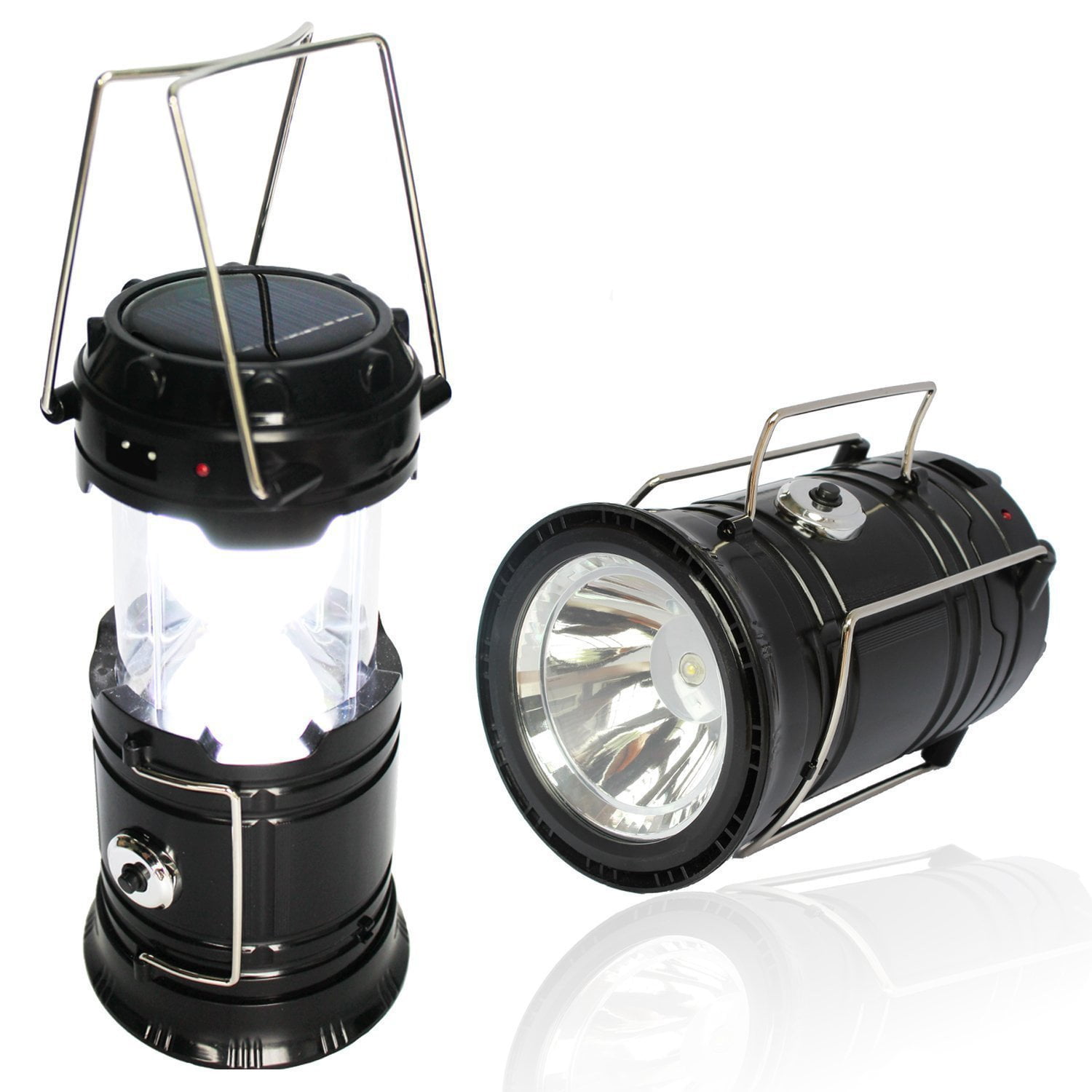 Solar Powered Camping Lantern, Solar LED Camping Light & Handheld