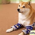 thumbnail image 5 of (Blue 3XL)Dog Surgery Recovery Sleeve For Front Legs, Dog Leg Protector, Dog Elbow Protector For Medium Large Dogs, Prevents Wound Licking, 5 of 5