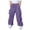 0$-Purple632, variant on Kiijoy Girls Parachute Pants Casual Athletic Baggy Cargo Pants Joggers, Sizes 5-15