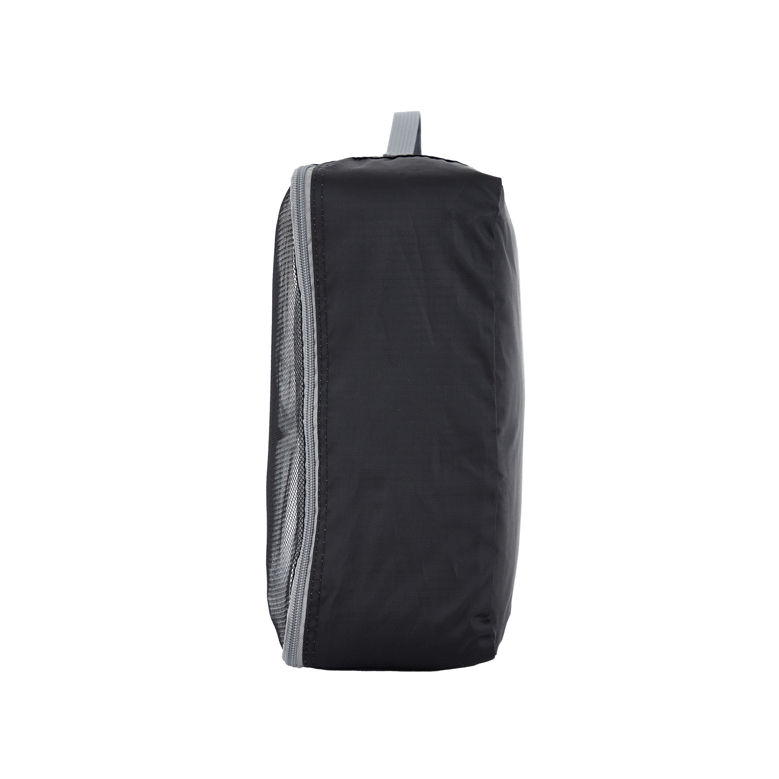 Wrangler 4 Piece Expandable Hard Side Spinner Luggage Set with Packing Cubes, Black