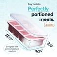 thumbnail image 3 of Bandeja para congelador Souper Cubes, 250 ml, silicona con tapa, paquete de 2, 3 of 5
