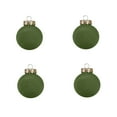 thumbnail image 2 of Fiudx Bolas Navideñas Flocadas, Textura Aterciopelada, Fáciles de Colgar con Hebilla de Metal, Estilo Retro, Decoración para El Árbol de Navidad y La Puerta, para Fiestas Navideñas, Juego de 12 de 4, 2 of 6