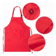 thumbnail image 4 of Disfraz Chef Máster Niños Cocinero Gorro Para Niño Niña 3 pcs Rojo/Negro/Blanco, 4 of 5