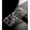 thumbnail image 5 of Halloween Hippie Clear Case for iPhone 14 Pro Max,Aesthetic Art Design Case for Men Women,Unique Soft Transparent TPU Bumper Case Cover, 5 of 5