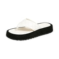 thumbnail image 2 of YOUYEDIAN Womens Sandals Summer Beach Shoes 2026 Wide Non Slip Slip on Slippers Comfortable Open Toe Orthopedic Sandals (White), 2 of 7