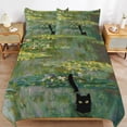 thumbnail image 1 of Monet painting Consistent Build Light Sleep Soft Finish Hotel Zipper Duvet Cover Sets Benefit, 1 of 5