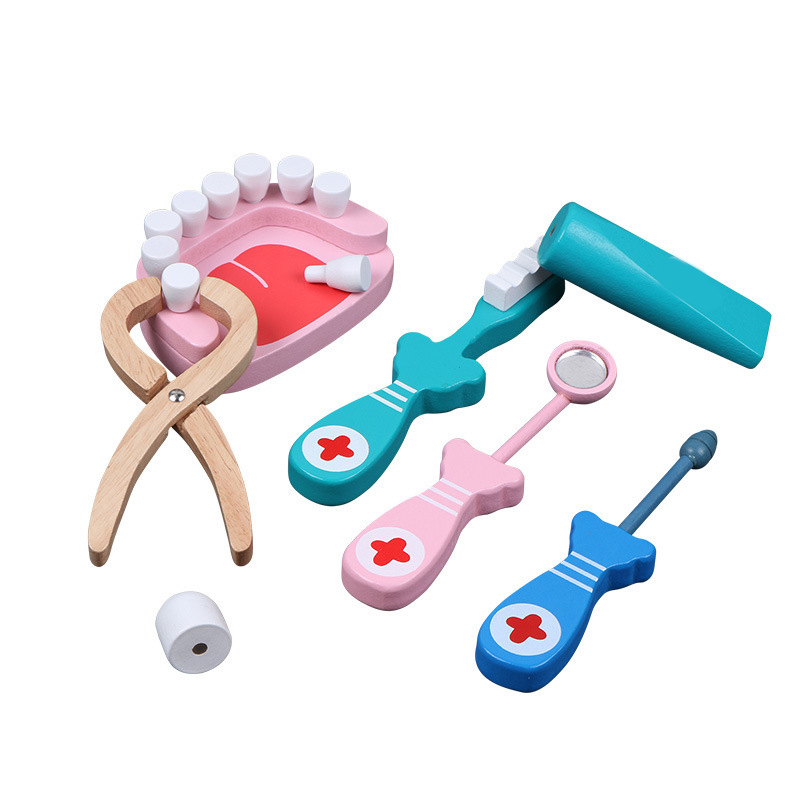 Children Doctor Toy Simulation Stethoscope Dentist Suit Six/Five Piece