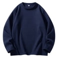thumbnail image 2 of pstuiky camisa de manga larga para hombre, Camisas de manga larga con cuello redondo, cálidas e informales, de color liso, para hombre camisetas de hombre l, 2 of 4