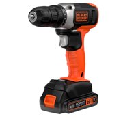Black & Decker BCD702C1AEV 20V Max Brushed Lithium-Ion Cordless Drill Driver Kit (1.5 Ah)