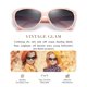 thumbnail image 2 of Gafas de Sol Giselle Retro para Niñas, con Ojos de Gato y Pedrería, Talla 6-14, 2 of 7
