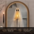 thumbnail image 4 of Halloween Light Up Ghost Mirror, Halloween Ghost Decorations, Spooky Halloween Decorations Indoor for Wall Table Mantel Room Home Office Party （11"x13.8"), 4 of 6
