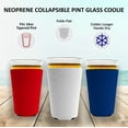 thumbnail image 4 of Blank Neoprene Pint Glass Coolie (4 Pack, Dark Green), 4 of 6