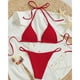 thumbnail image 3 of WILLBEST Traje de Baño Dos Piezas Mujer Traje de Baño para Mujer Bikinis Traje de Baño Sólido Pantalones Cortos para Mujer Trajes de Baño de Dos Piezas conjunto de Tankinis, 3 of 3