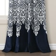 thumbnail image 4 of Lush Decor Boho Medallion Window Curtain Panels Navy 52x84 Set, 4 of 11
